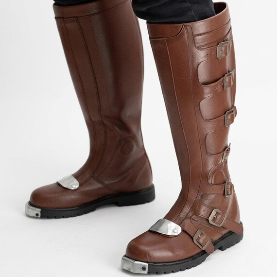 Battlestar Galactica 1978 Leather Boots | Colonial Warrior Cosplay, Larp Boots