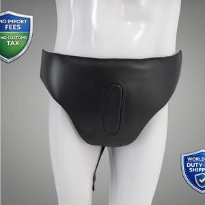 Darth Vader Codpiece Cosplay Costume: Sith Cosplay Leather Armor