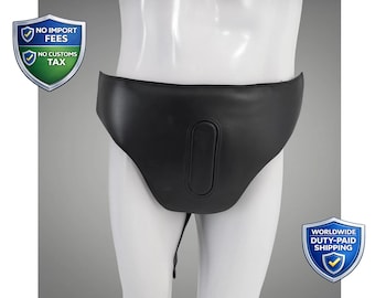 Darth Vader Codpiece: Star Wars Sith Cosplay Leather Armor