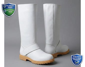 Star Wars Scout Trooper Boots | Leather Cosplay Biker Footwear