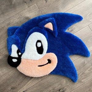 Handmade Sonic The Hedgehog Rug