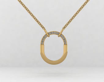 14 kt gouden ketting, klassieke minimalistische sieraden, dagelijks gebruik, 18-inch ketting