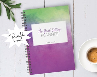 Printable Goal Setting Planner / Letter / Open Weekly / INSTANT DOWNLOAD