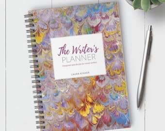 Golden Swirl Writer's Planner / Letter / Coil Bound / Undated