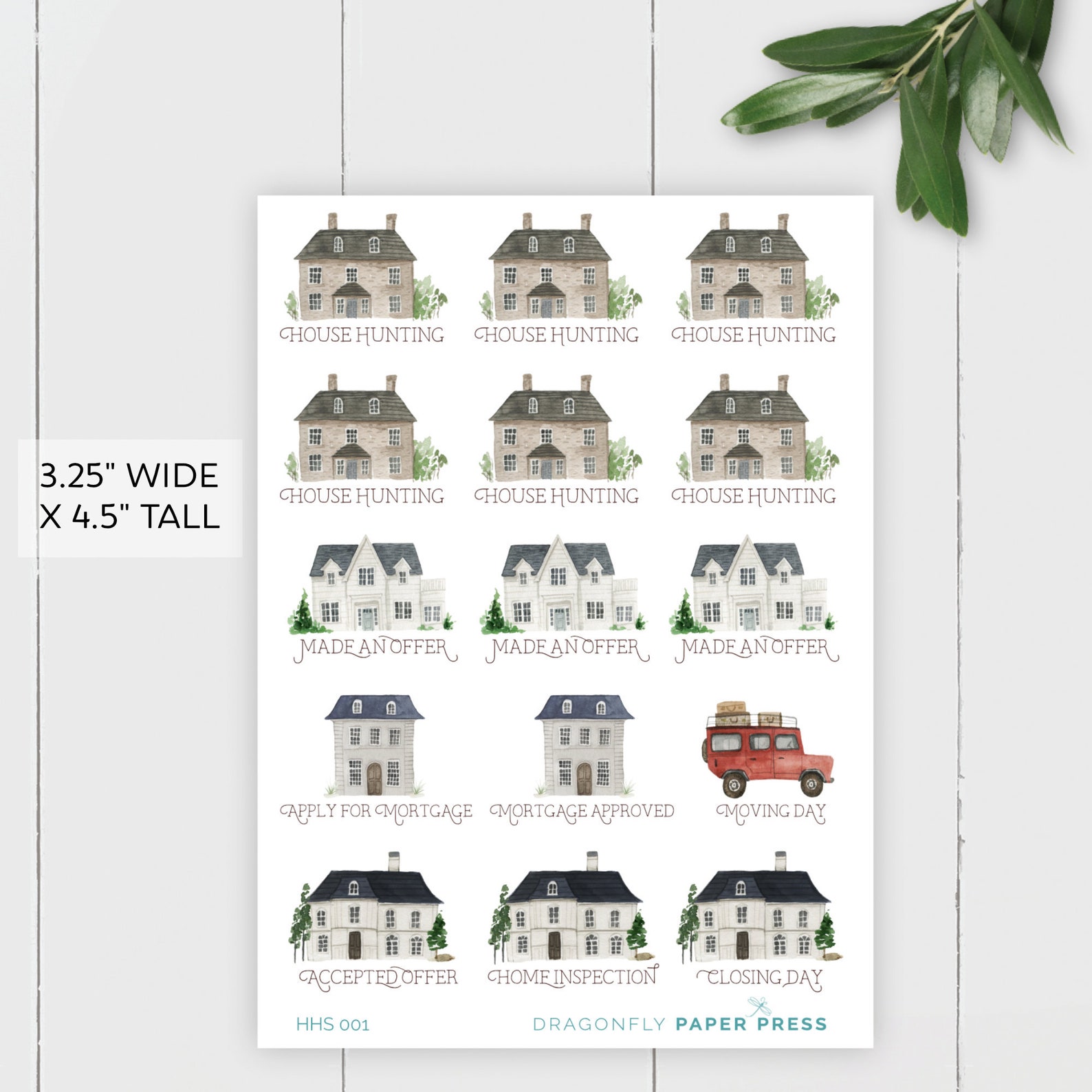 The Ultimate House Hunting Guide Stickers - Etsy