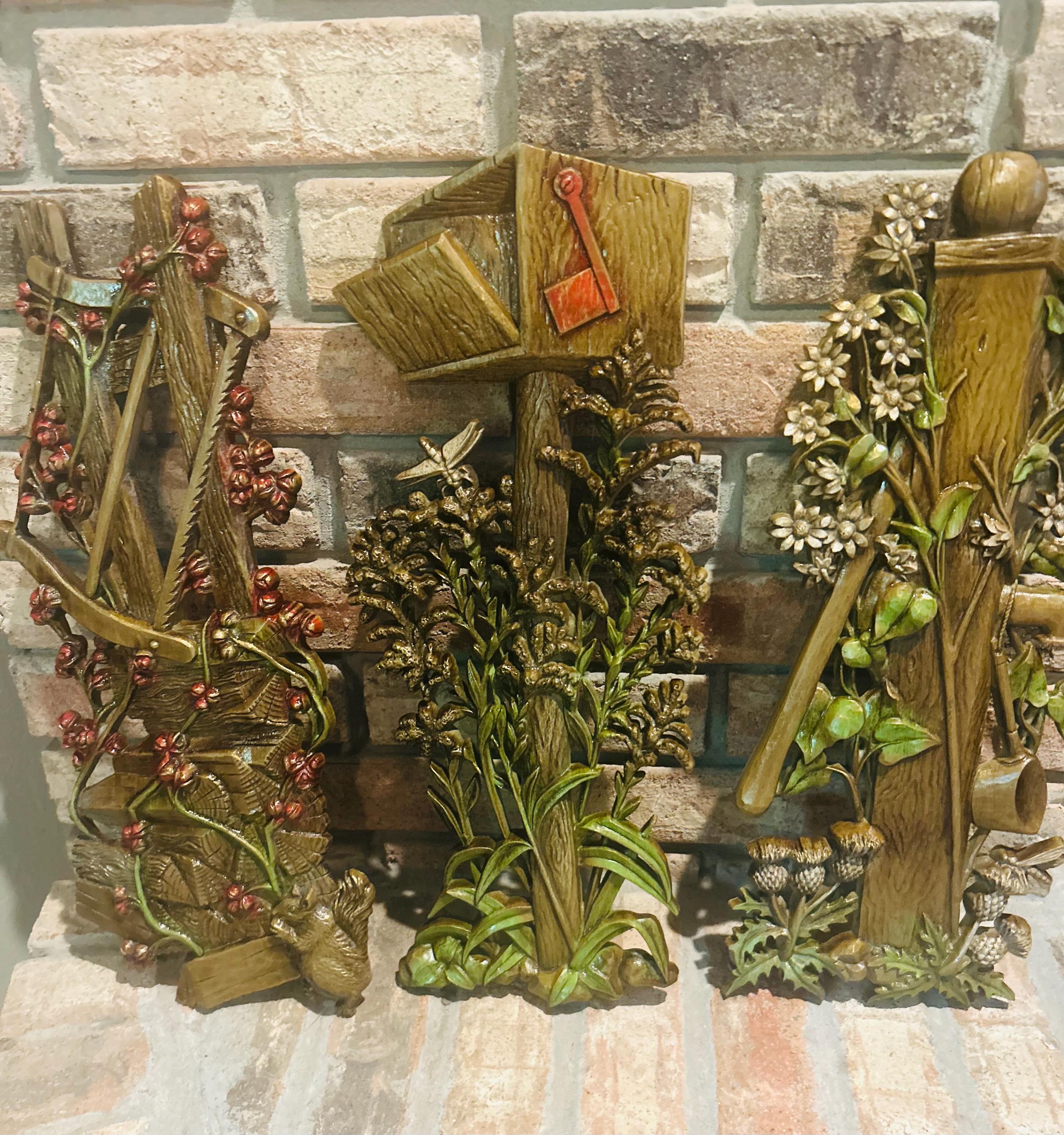 Vintage 70s Burwood Products Decorative Wall Hangings - Etsy