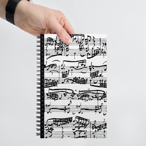 Notizbuch mit Musiknotizbuch