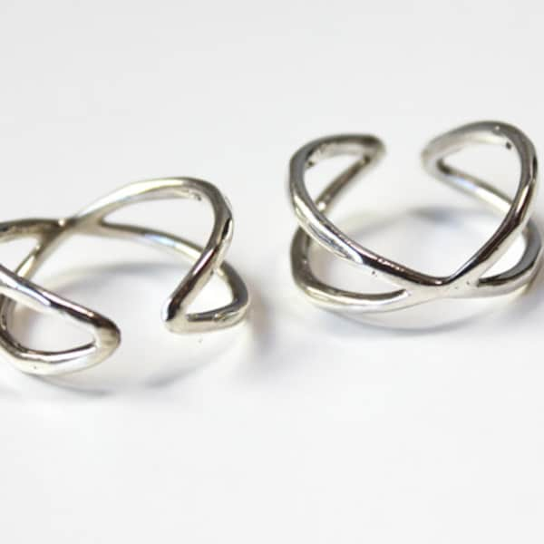 Silver X Ring