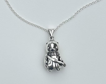 Colar com pingente Calico Critter (Família Sylvanian)