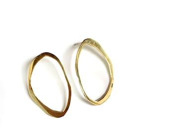 Imperfect Oval Earrings