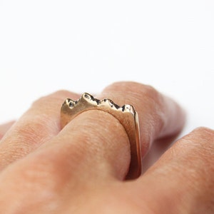 Mountains Ring bronze image 3