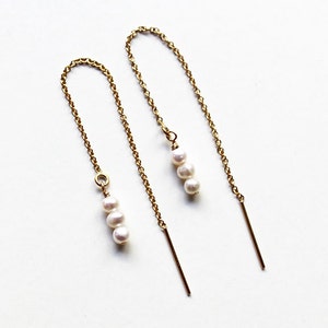Pearl Threader Earring