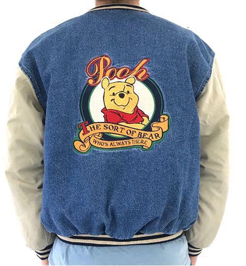 phoo Disney Vintage バーシティジャケット phoo Disney Vintage バーシティジャケット Winnie the Pooh