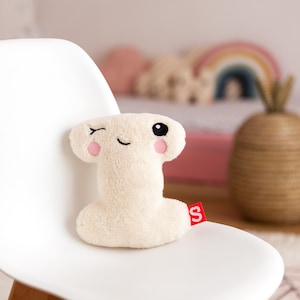 Peluche orgánico I-Chen Carta para abrazar, peluche para bebés, decoración de la habitación de los niños, idea de regalo para recién nacidos