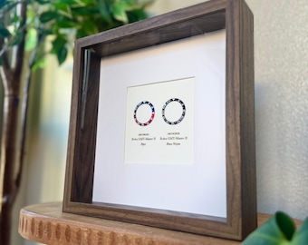 Cuadro decorativo Rolex Art Duo con marco y bisel / Regalo para el Día del Padre