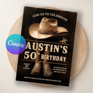 Editable Western Hoedown Birthday Invitation, Cowboy Birthday Invite, Saddle Up And Put Your Boots On, Cowboy Invitation, Digital Invite
Country Invitation, Cowboy Party Invite, Cowboy Western, Cowboy Invitation, Cowboy Party, Cowboy Template, Cowboy invite, Wild West Invitation, Saddle Up Birthday, Western Invitation, cowboy boots hat, hoedown birthday, instant download