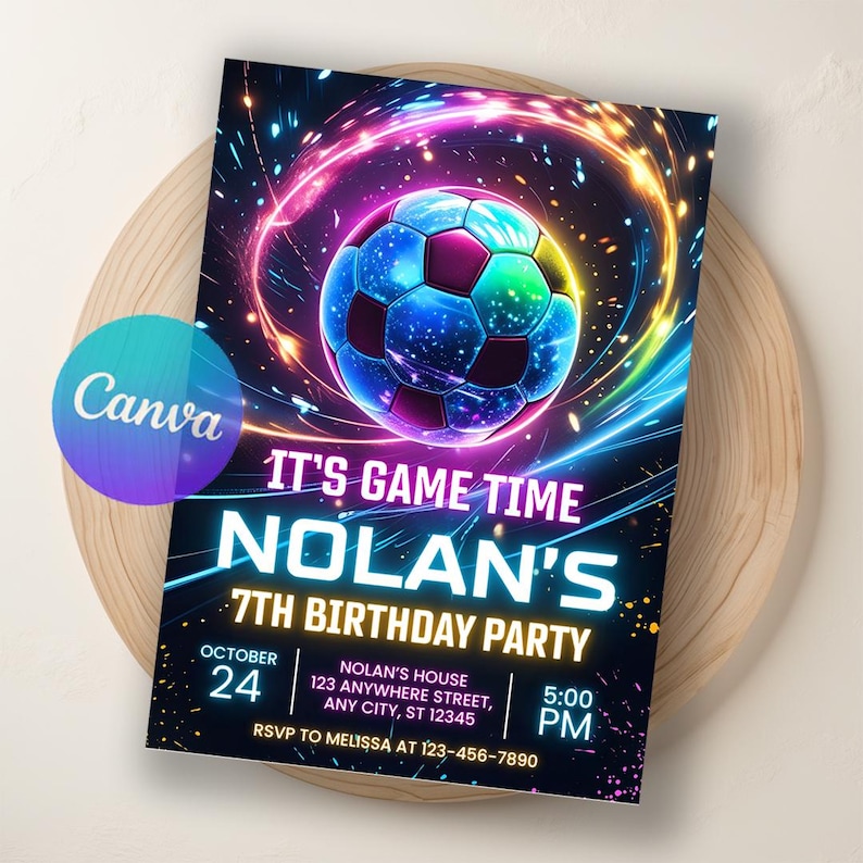 Neon Soccer Invite Template Sports Invitation Sport Invite Football Invite Editable Neon Invitation Sneakerball Birthday Invitation Template
Neon Soccer Invitation, Neon Soccer Invite, Sports Invitation Football Invite, Neon Invitation Sneakerball Birthday Invite, Editable Canva
sports theme invite, sport invite, Neon Invitation, teen invitation, soccer invite, sport invitation, Soccer Party, Soccer Birthday, Soccer Card, Boy Invitation, Instant Download, Kids Birthday Party, Editable Invitation