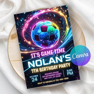 Neon Soccer Invite Template Sports Invitation Sport Invite Football Invite Editable Neon Invitation Sneakerball Birthday Invitation Template
Neon Soccer Invitation, Neon Soccer Invite, Sports Invitation Football Invite, Neon Invitation Sneakerball Birthday Invite, Editable Canva
sports theme invite, sport invite, Neon Invitation, teen invitation, soccer invite, sport invitation, Soccer Party, Soccer Birthday, Soccer Card, Boy Invitation, Instant Download, Kids Birthday Party, Editable Invitation
