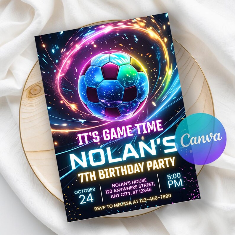 Neon Soccer Invite Template Sports Invitation Sport Invite Football Invite Editable Neon Invitation Sneakerball Birthday Invitation Template
Neon Soccer Invitation, Neon Soccer Invite, Sports Invitation Football Invite, Neon Invitation Sneakerball Birthday Invite, Editable Canva
sports theme invite, sport invite, Neon Invitation, teen invitation, soccer invite, sport invitation, Soccer Party, Soccer Birthday, Soccer Card, Boy Invitation, Instant Download, Kids Birthday Party, Editable Invitation