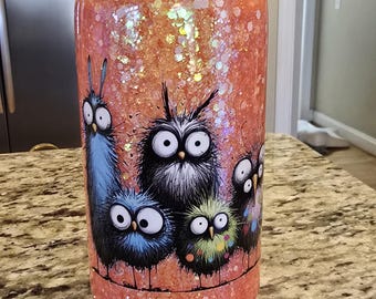 Snowglobe tumbler 16oz