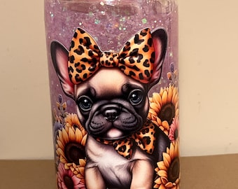 Snowglobe tumbler 16oz