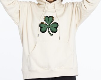 Trébol retro PNG: Diseño irlandés del Día de San Patricio (Descarga digital)