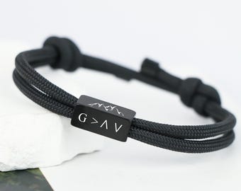 God is greater than the highs and lows Inspirational bracelet,Religious jewelry confirmation gift,Custom Bible verse bracelet,Christian gift