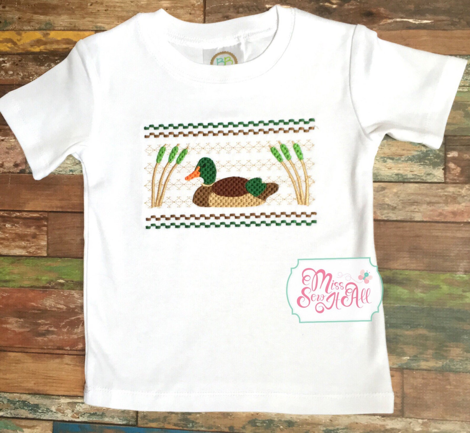 Boys Mallard Duck Shirt Custom Mallard Duck Shirt Smocked | Etsy