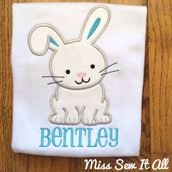 Boy Bunny Shirt Custom Boys Easter Shirt Boys Easter Bunny | Etsy