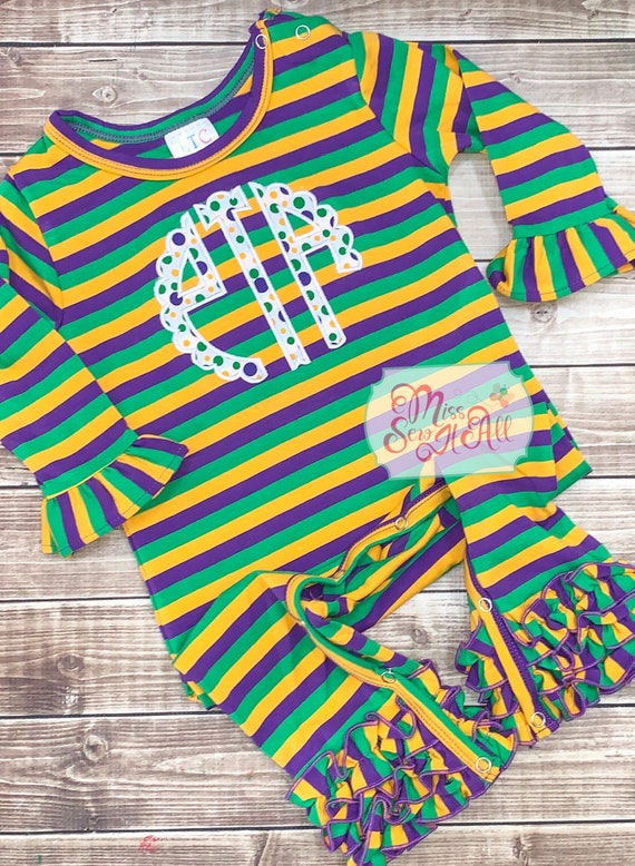 mardi gras romper