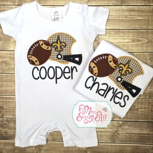 Boys Football Shirt, Black and Gold Football Tee