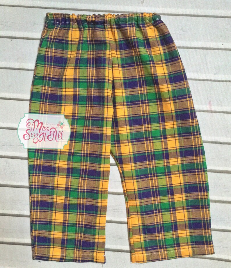 mardi gras plaid shirt