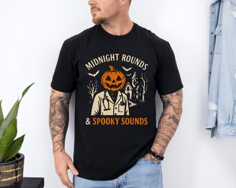 Pumpkin Head Doctor Shirt: Spooky Halloween Medical Costume