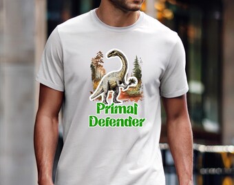 Plateosaurus T-Shirt: Triassic Herbivore Dinosaur, Prehistoric Art