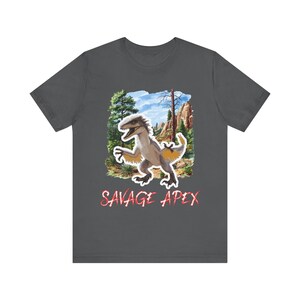 Utahraptor Dinosaur T-Shirt: Savage Cretaceous Predator Clothing image 6