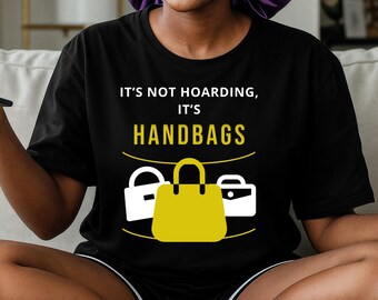 Vintage Handbag Collector Tee: Ladies Fashion T-Shirt