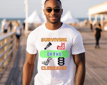 Camiseta de cirujano ortopédico: ropa médica de algodón hilado en anillo