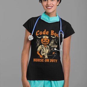 Kod Boo sjuksköterska Halloween-tröja
