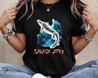 Cymbospondylus T-Shirt: Prehistoric Marine Reptile Design