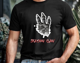 Dinosaur Claw Print Shirt: Primal Footprint Graphic Tee