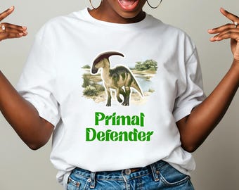 Parasaurolophus T-Shirt: Cretaceous Dinosaur Graphic Tee