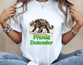 Ankylosaurus Herbivore T-Shirt: Armored Cretaceous Beast Design