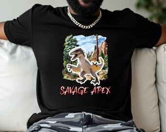 Utahraptor Dinosaur T-Shirt: Savage Cretaceous Predator Clothing