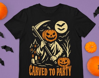 Jack O Lantern Pumpkin Head Vintage Halloween Shirt