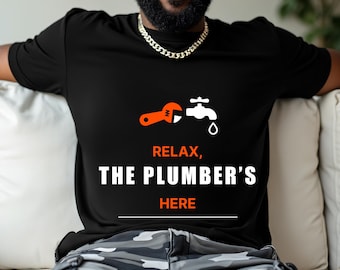 Funny Plumber T-Shirt: Casual Workwear for Tradesmen