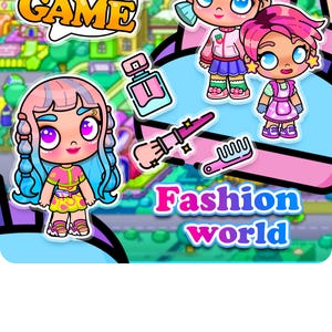 Aventuras en el mundo de la moda. Avatar World: juego interactivo, dibujos animados de muñecas de papel. Libro de actividades.