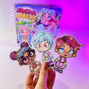 World of Fashion Adventures. Avatar World Busy Game, Paper Dolls Cartoon. Busy Book.
