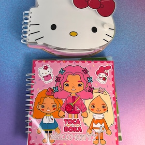 COFANETTO!!! La casa dei sogni di Kitty. Libro tranquillo e libro da colorare. Libro riutilizzabile completamente assemblato. Libri interattivi educativi.