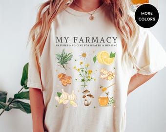 My Farmacy Shirt, The Original Big Farma Shirt, Holistic Health, Plants Shirt, Gift For Organic Lover, Herbal Medicine, Shirt For Herb Lover