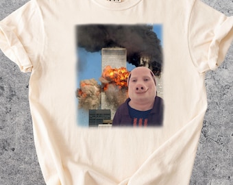 Chemise hilarante John Pork 911 Meme : cadeau de bâillon offensif